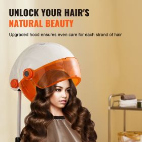 Salon-Grade Hair Dryer, 1875W Powerful Stand Dryer, Adjustable Timer & 3 Heat/Speed Options, Mobile Base with Wheels for Salon & Home Use