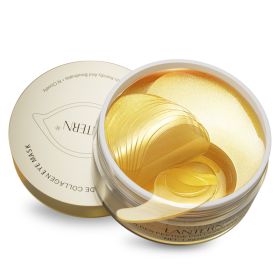 Golden Peptide Collagen Eye Mask, Moisturizing Eye Patches for Puffy Eyes and Dark Circles, 60PCS Hydrating Skincare (Option: YTM)
